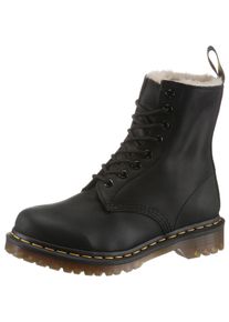 Dr. Martens Damen Schnürboots "1460 Serena", Gr. 41, schwarz, Leder, unifarben, klassisch, Schuhe, Chunky Boots, Plateau Schuh, Boots mit