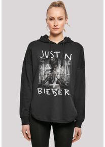 F4NT4STIC Damen Kapuzenpullover "Justin Bieber Purpose Album Cover", schwarz, casual, Gr. S, Obermaterial: 100% Baumwolle, Pullover, Premium