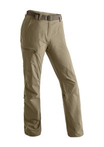 Maier Sports Damen Funktionshose "Lulaka", braun, Gr. 72, 90% Polyamid, 10% Elasthan, Hosen, Damen Wanderhose, atmungsaktive Outdoor-Hose mit Roll up