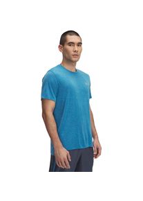 Under Armour Herren Laufshirt "UA LAUNCH CAMO SHORTSLEEVE"ether blau,, reflective, sportlich, Gr. XL, Obermaterial: 100% Polyester, Shirts
