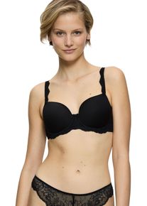 Triumph Damen Bügel-BH "Amourette Charm WP", Gr. 90, schwarz, Microtouch, Spitze, Obermaterial: 45% Polyester, 34% Polyamid, 21% Elasthan, unifarben,