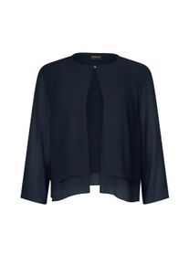 Damen Kurzblazer "HERMANN LANGE Collection Kurzblazer Celine", blau, Gr. 44, HERMANN LANGE Collection, 100% Polyester, Blazer