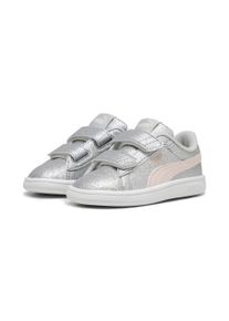 Puma Kinder Sneaker "Puma Smash 3.0 Glitz Glam Sneakers Mädchen", Gr. 24glacial gray frosty pink, Obermaterial: Synthetik, Textil; Futter: Textil;