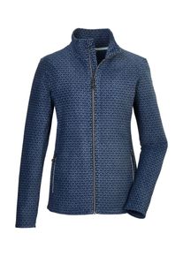 Killtec Damen Fleecejacke "KOW 106 WMN FLC JCKT", blau, sportlich, Gr. 42, 100% Polyester, Jacken