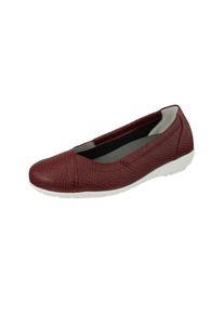 Natural Feet Damen Ballerina "Collien", Gr. 39, rot, Leder, elegant, Schuhe, mit stoßhemmender Sohle