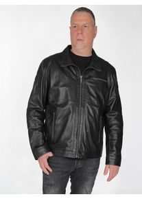 JCC Herren Lederjacke "3102232", schwarz, Gr. 60, Oberstoff: 100% Lammleder / Innenfutter Oben: 100% Polyester / Innenfutter Unten: 100% Baumwolle /