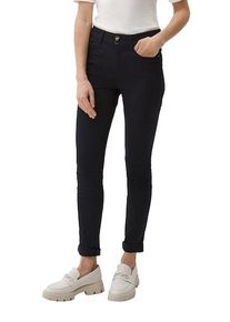 Damen 5-Pocket-Jeans, blau, casual, Gr. 46, s.Oliver BLACK LABEL, unifarben, Denim/Jeans, Obermaterial: 56% Baumwolle, 42% Lyocell, 2% Elasthan,