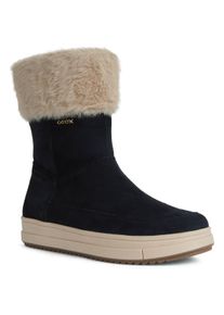 Geox Kinder Winterstiefel "J REBECCA GIRL WPF", Gr. 31, blau, Veloursleder, Polyester, Textil, modisch, Schuhe, mit Warmfutter