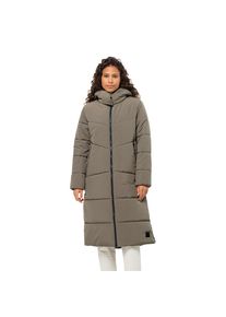 Jack Wolfskin Damen Funktionsmantel "KAROLINGER LONG COAT W", braun, sportlich, Gr. S, unifarben, Obermaterial: 100% Polyamid. Futter: 100%