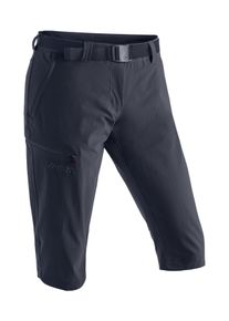 Maier Sports Damen Caprihose "Inara slim 3/4", blau, Gr. 38, 90% Polyamid, 10% Elasthan, Hosen, Damen Wanderhose, atmungsaktive Outdoorhose, 3/4 Hose