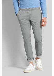 Bugatti Herren Chinohose, grau, casual, Gr. 33, unifarben, 86% Baumwolle, 11% Polyester, 3% Elasthan, Hosen, mit Elasthananteil