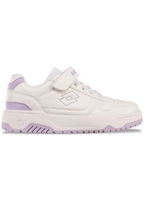 Lotto Kinder Sneaker, Gr. 33, weiß, Synthetik, Kunstfaser, mehrfarbig, sportlich, Schuhe, - in kinderfußgrechter Passform