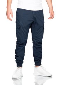 Herren Cargohose "ASGiacomi", blau, Gr. 30, Alessandro Salvarini, Obermaterial: 98% Baumwolle, 2% Elasthan, Hosen, mit Reißverschluss Beintaschen