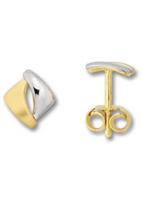 ONE ELEMENT Damen Paar Ohrhänger "Knoten Ohrringe Ohrstecker aus 333 Gelbgold", Damen, Gelbgold 333, gold, Gelbgold 333, Ohrringe, Damen Gold Schmuck