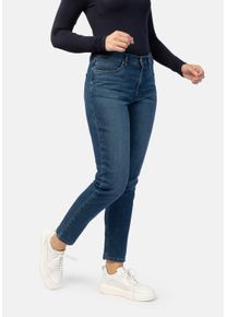 STOOKER WOMEN Damen 5-Pocket-Jeans "Nizza Flexxi Move Tapered Fit", blau, casual, Gr. 44, Denim/Jeans, 80% Baumwolle, 12% Lyocell, 6%