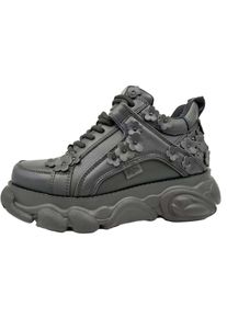 Buffalo Damen Plateausneaker "CLD CORIN DAISY", Gr. 41, schwarz, Lederimitat, modisch, Schuhe, Chunky Sneaker, Schnürschuh, Halbschuh mit Memory Foam