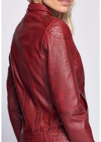 Maze Damen Lederjacke "31Ryana", rot, Gr. XXL, Obermaterial: 100% Leder, Lamm / Futter: 100% Baumwolle / Ärmelfutter: 100% Polyester, Jacken
