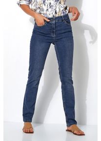 Toni Damen Straight-Jeans "BE LOVED", blau, casual, Gr. 34, unifarben, Denim/Jeans, Obermaterial: 89% Baumwolle, 8% Polyester, 3% Elasthan, Jeans