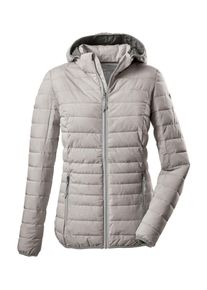 G.I.G.A. by Killtec Damen Steppjacke "Uyaka Stripe", grau, sportlich, Gr. 38, G.I.G.A. DX BY KILLTEC, Obermaterial: 100% Polyester, Innenfutter: 100% Polyamid, Jacken