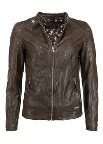 Mustang Damen Lederjacke "31020258", braun, Gr. M, Obermaterial: 100% Leder, Schaf, Jacken