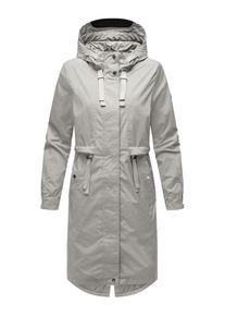Navahoo Damen Kurzmantel "Silberperlee", grau, modisch, Gr. XL, Obermaterial: 100% Polyester, Innenfutter: 100% Polyester, Ärmelfutter: 100%