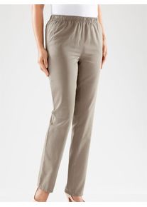 Classic Basics Damen Schlupfjeans, grau, Gr. 19, unifarben, 100% Baumwolle, Jeans
