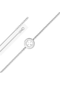 ONE ELEMENT Damen Silberarmband "Kleeblatt Armband aus 925 Silber 16 cm", 16, Silber 925 (Sterlingsilber), silber, Silber 925 (Sterlingsilber),