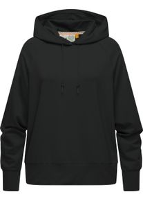 Ragwear Damen Kapuzensweatshirt "Tonna", schwarz, casual, Gr. XXXL, Sweatware, Material: 67% Polyester, 28% Viskose, 5% Elasthan, Sweatshirts,