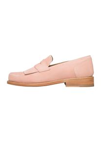 Henry Stevens Damen Loafer "Amelia FL Businessschuh", Gr. 3,5, rosa, Leder, elegant, Schuhe, Damen Halbschuhe Leder handgefertigt, Slipper