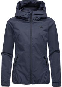 Ragwear Damen Outdoorjacke "Dizzie Tech", blau, casual, Gr. XXXL, Obermaterial: 100% Polyester, Innenfutter: 100% Polyester, Jacken, Wasserdichte