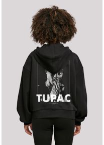 F4NT4STIC Damen Kapuzenpullover "Tupac Shakur Praying", schwarz, casual, Gr. 4XL, Obermaterial: 100% Baumwolle, Pullover, Print