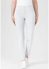 Stehmann Damen Stoffhose "Loli", weiß, casual, Gr. 36, unifarben, Web, Obermaterial: 72% Viskose, 25% Polyamid, 3% Elasthan, Hosen, mit Schlitz am