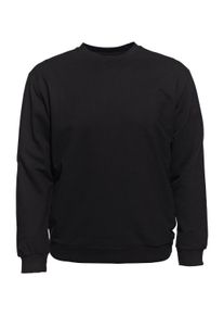 Herren Sweatshirt, schwarz, casual, Gr. XXL, Ahorn Sportswear, unifarben, 100% Baumwolle, Sweatshirts, im schlichten Design
