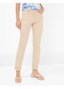 Brax Damen 5-Pocket-Jeans "Style MARY", beige, Gr. 48, 45% Baumwolle, 44% Lyocell, 9% Elastomultiester, 2% Elasthan, Jeans