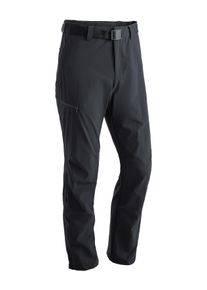 Maier Sports Herren Funktionshose "Nil", schwarz, Gr. 94, 90% Polyamid, 10% Elasthan, Hosen, Herren Wanderhose, atmungsaktive Outdoor-Hose mit Roll