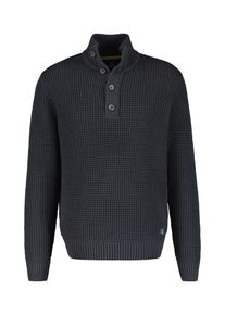 Lerros Herren Troyer "Lerros Troyer in grober Strickstruktur", blau, Gr. XXXL, 60% Baumwolle, 40% Polyacryl, Pullover