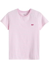 Levi's LEVI'S Damen T-Shirt "The perfect Tee"chest hit raita stripe, casual, Gr. XS, gestreift, Jersey, Obermaterial: 100% Baumwolle, Shirts, mit kleiner