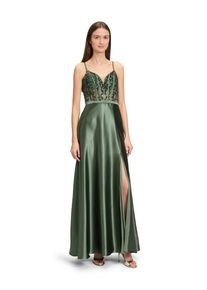 Vera Mont Damen Abendkleid "Vera Mont Abendkleid mit Stickerei", grün, Gr. 38, Tüll, Satin, Obermaterial: 95% Polyester, 5% Elasthan. Futter: 100%