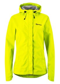 Gonso Damen Fahrradjacke "Sura Light", gelb, Gr. 34, 100% Polyester, Jacken, Damen Regenjacke wind- und wasserdicht, Radjacke mit Kapuze
