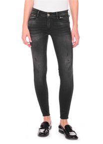 Damen Bequeme Jeans "PULPC", schwarz, Gr. 32, Le Temps Des Cerises, 83% Baumwolle, 6% Polyester, 3% Elasthan, Jeans, mit eng anliegendem Schnitt