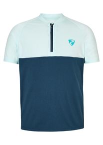 Ziener Kinder Radtrikot "NIELSON", blau, Gr. 128, Obermaterial: 1. 92% Polyester, 8% Elasthan; 1. 100% Polyester, Trikots