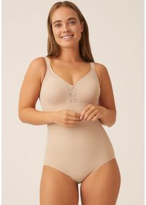 Naturana Damen Body "Solutions", beige, feminin, Gr. 75, unifarben, Obermaterial: 81% Polyamid, 19% Elasthan. Spitze: 64% Polyamid, 36% Elasthan,