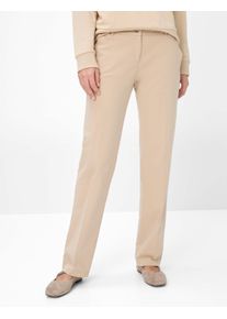 Brax Damen 5-Pocket-Hose "Style MARON", beige, Gr. 84, 71% Baumwolle, 20% Lyocell, 9% Elasthan, Hosen