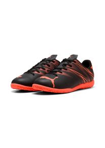 Puma Kinder Hallenschuh "ATTACANTO IT JR", Gr. 35,5Puma schwarz, glowing rot, Synthetik, sportlich, Schuhe