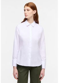 Eterna Damen Hemdbluse "REGULAR FIT", weiß, klassisch, Gr. 42, 100% cotton, Blusen, NON IRON (bügelfrei)