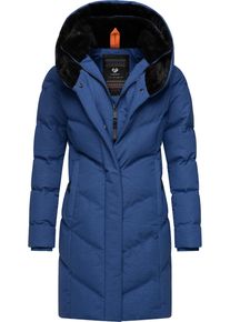 Ragwear Damen Steppmantel "Natalka Cosy", blau, modisch, Gr. 5XL, Außenmaterial: 100% Polyester, Innenfutter: 100% Polyester, Wattierung: 100%