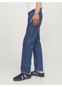 Jack & Jones JACK & JONES Herren Loose-fit-Jeans "JJICHRIS JJORIGINAL SBD 921 SN", blau, modisch, Gr. 32, Abriebeffekte, Denim/Jeans, Obermaterial: 100%