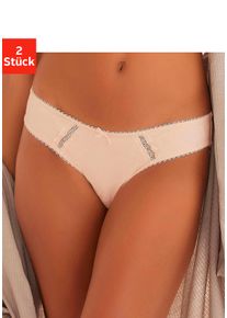 Nuance Damen Bikinislip, Gr. 32, rosa, Obermaterial: 80% Baumwolle, 12% Elasthan, 8% Polyamid, Unterhosen, aus weicher Baumwolle