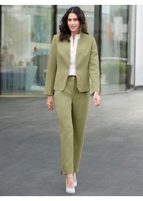 Inspirationen Damen Jackenblazer "Blazer", grün, Gr. 38, 90% Polyester, 10% Elasthan, Blazer