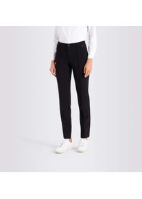 MAC Damen Stretch-Hose "ANNA", schwarz, feminin, Gr. 42, Web, Obermaterial: 89% Polyamid, 11% Elasthan, Hosen